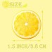 BignzwPlay 500 PCS Lemon Cutie Themed Stickers,Yellow Round Candy Sticker/Clementine Fruit/Baby Shower/Orange Clementine Birthday Party Decorations Supplies Favors Lemon Party Stickers