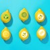 BignzwPlay 500 PCS Lemon Cutie Themed Stickers,Yellow Round Candy Sticker/Clementine Fruit/Baby Shower/Orange Clementine Birthday Party Decorations Supplies Favors Lemon Party Stickers